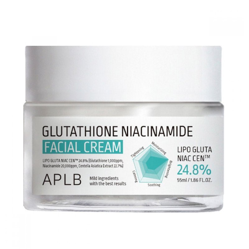 Buy APLB Glutathione Niacinamide Facial Cream 55ml in Australia - Korean Skincare and Cosmetics Buy APLB Glutathione Niacinamide Facial Cream 55ml in Australia - Korean Skincare and Cosmetics