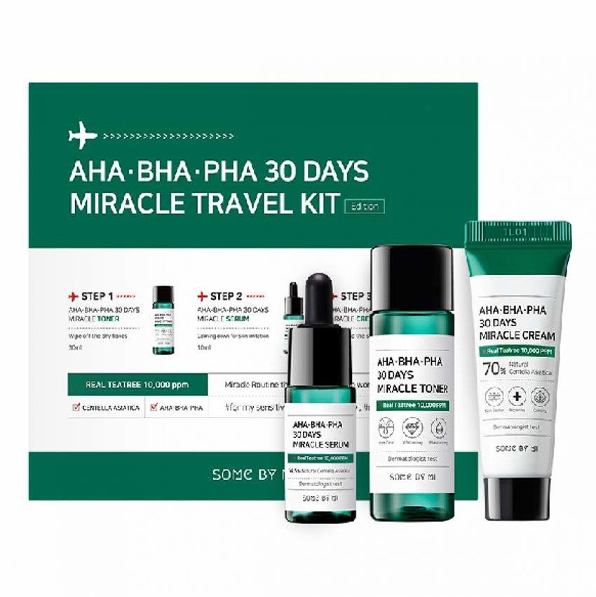Some By Mi Aha, Bha, Pha 30 Days Miracle AC SOS Kit – 4pcs