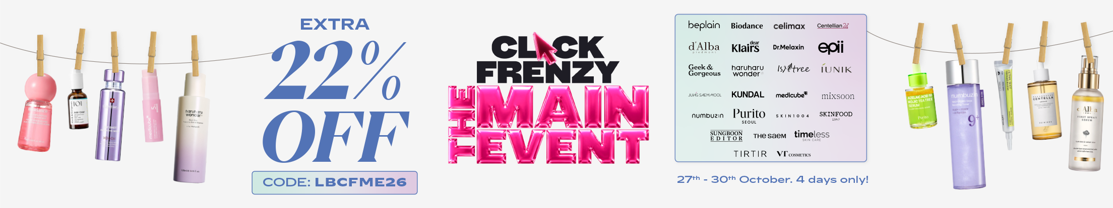 Click Frenzy Extra 22% Off Sale