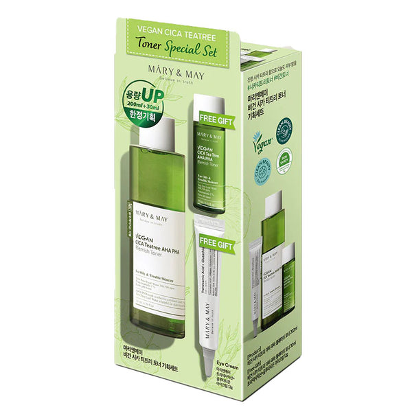 Vegan CICA Teatree Toner Special Set