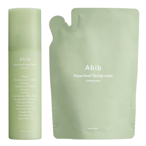 Heartleaf Facial Mist Calming Spray Set (150ml + 150ml Refill)