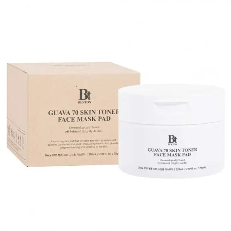 Guava 70 Skin Toner Face Mask Pad 210ml (70 pads)