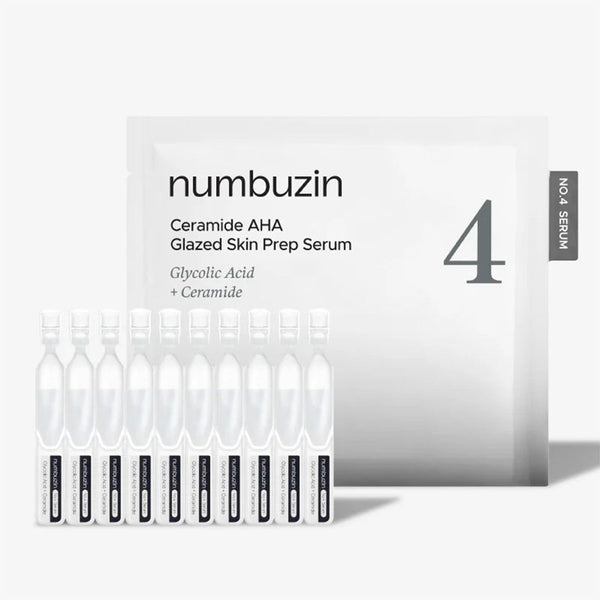 No.4 Ceramide AHA Glazed Skin Prep Serum 1.3ml*10ea