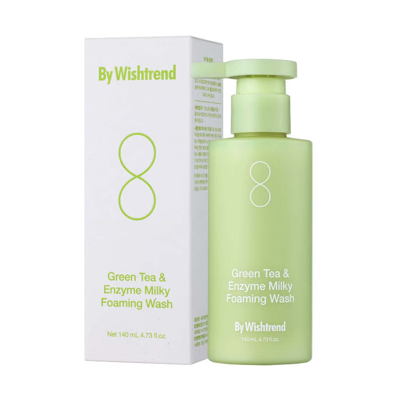 Green Tea & Enzyme Milky Foaming Wash 140ml