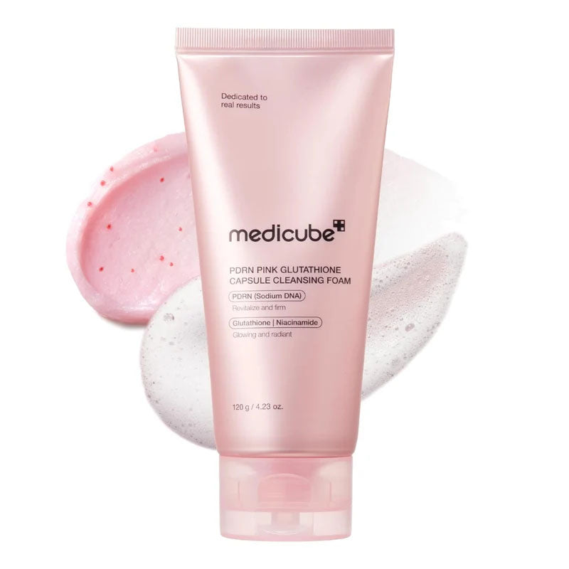 PDRN Pink Glutathione Capsule Cleansing Foam 120g