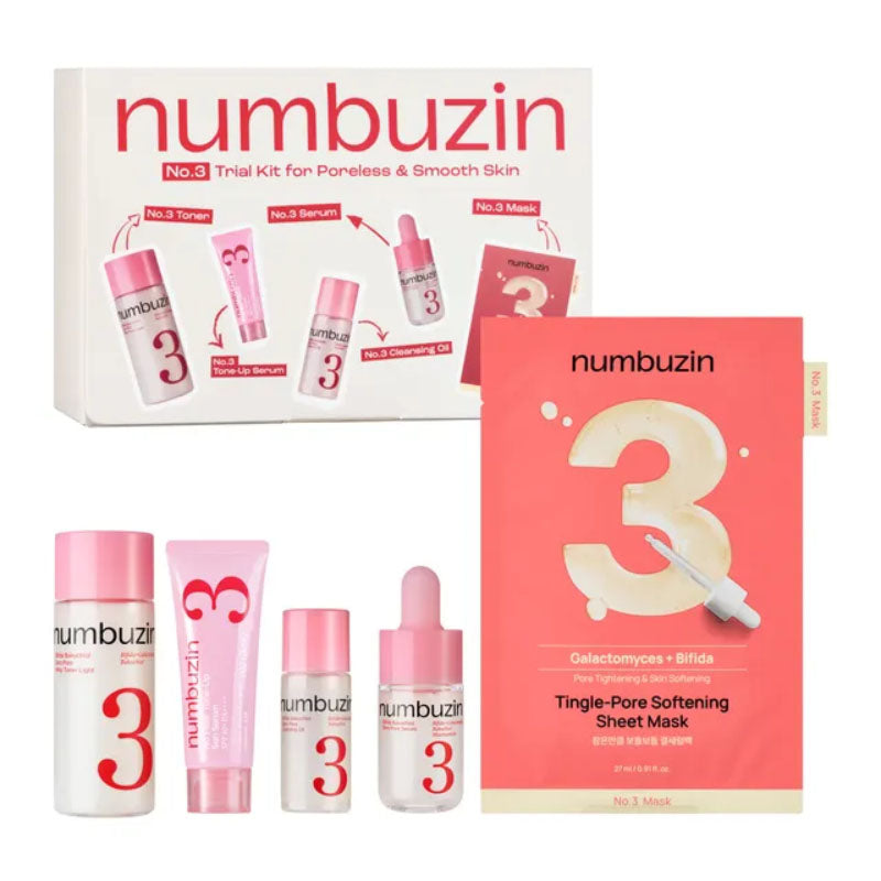 No.3 Trial Kit for Poreless & Smooth Skin