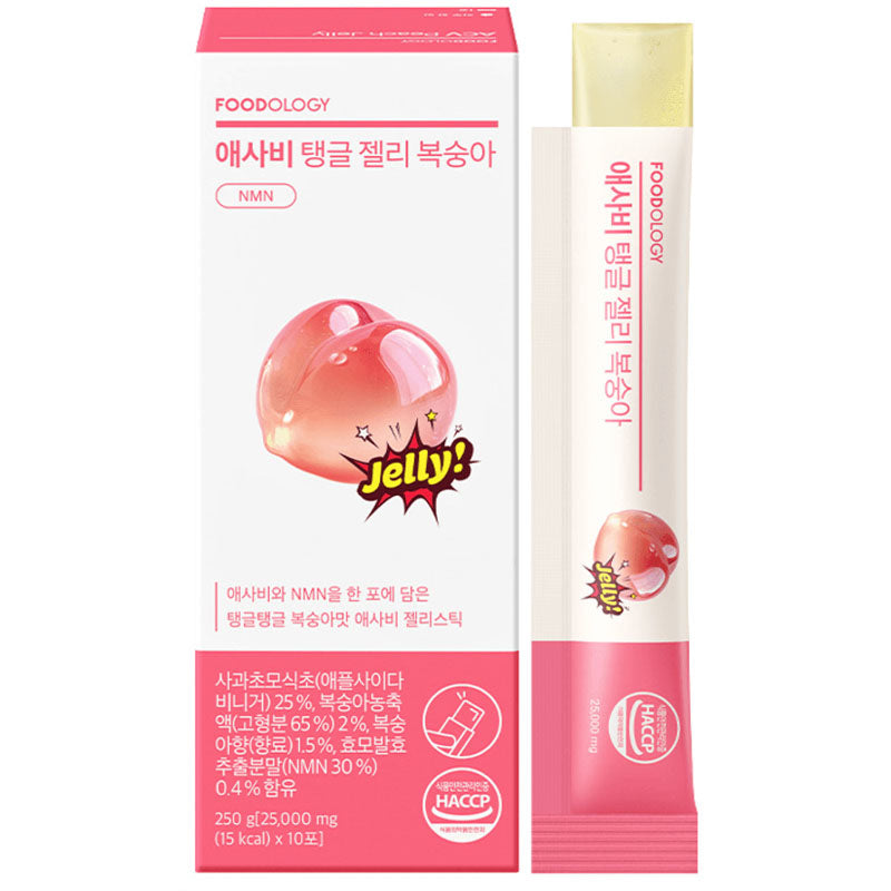 ACV Jelly (Peach) 1 Box (10 Sticks)