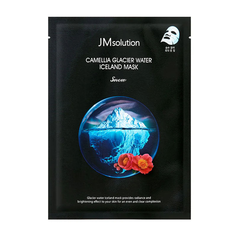 Camellia Glacier Water Iceland Snow Mask Snow 30ml (1 Sheet) (Short Expiry 18/12/2026)