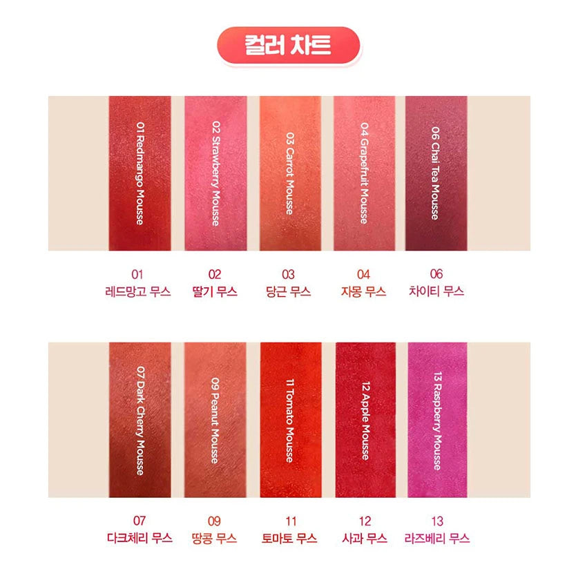 Saemmul Mousse Candy Tint #04 Grapefruit Mousse (Short Expiry 27/11/2026)