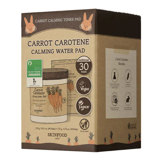 Carrot Carotene Calming Water Pad Special Plus Set (60 Pads + 30 Pads)
