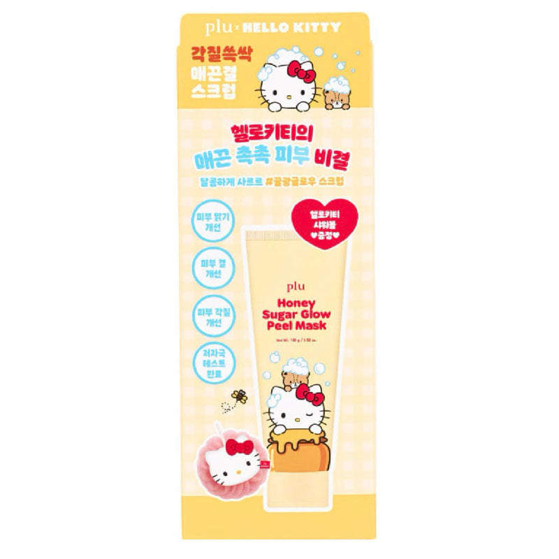 Honey Sugar Glow Peel Mask 100g + Kitty Shower Ball