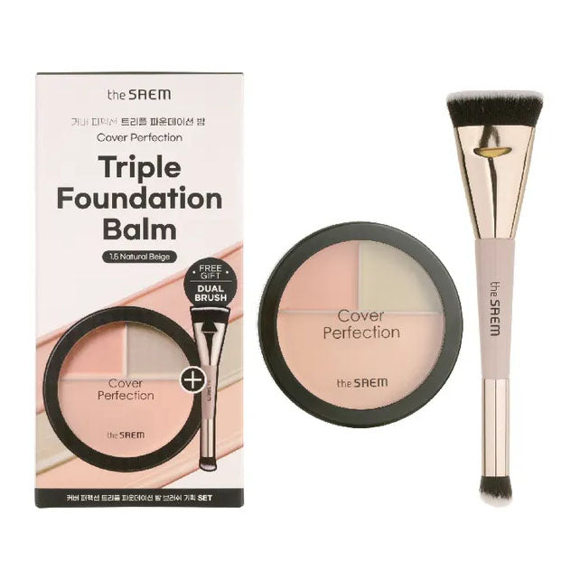 Cover Perfection Triple Foundation Balm 22g (1.5 Natural Beige) (Damaged Box)
