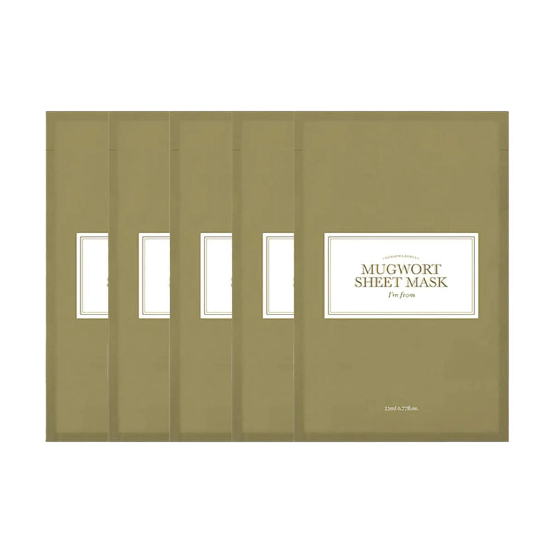 Mugwort Sheet Mask 23ml (5 Sheets) (SHORT EXPIRY 17/08/2026)
