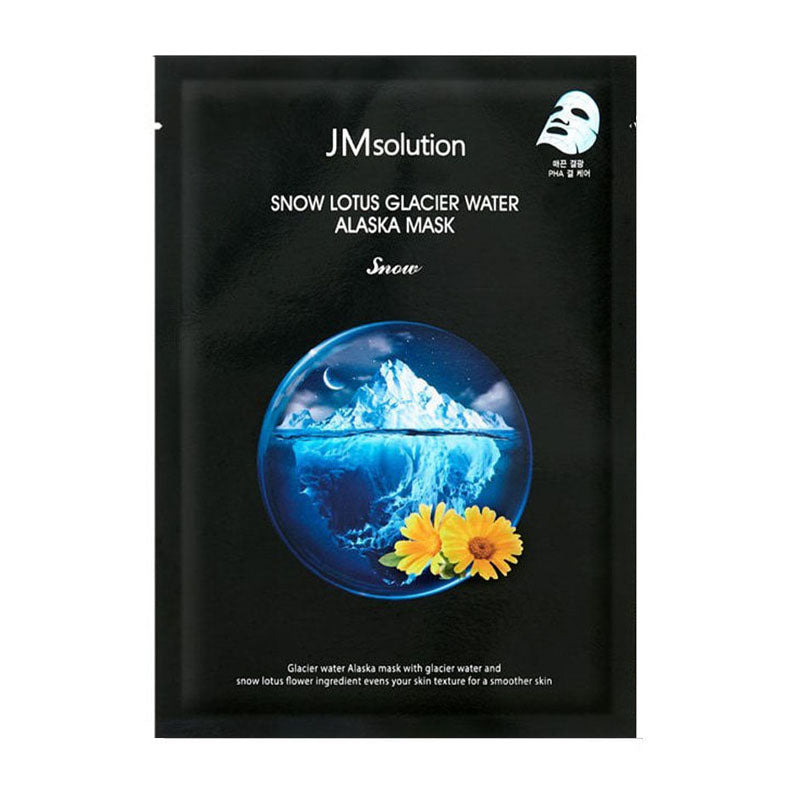 Snow Lotus Glacier Water Alaska Mask Snow 30ml (1 Sheet) (Short Expiry 22/03/2027)