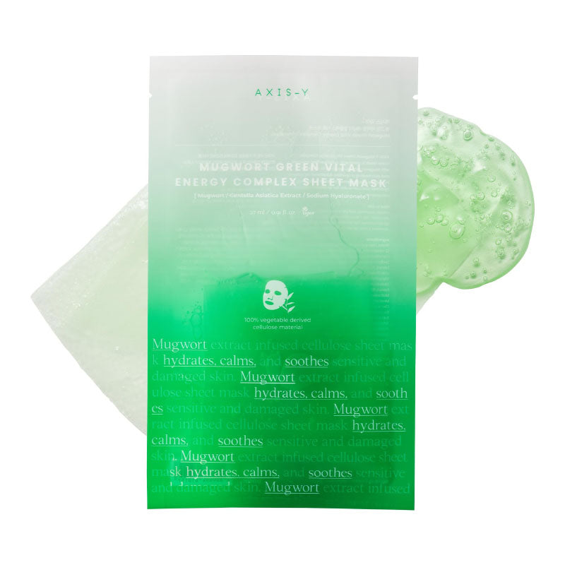Mugwort Green Vital Energy Complex Sheet Mask 27ml