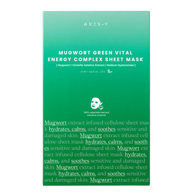 Mugwort Green Vital Energy Complex Sheet Mask 27ml