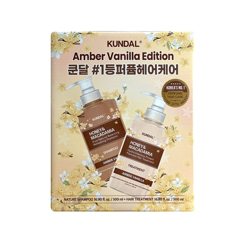 アンバーバニラエディション - ハニー＆マカダミアシャンプー＋トリートメントセット 500ml