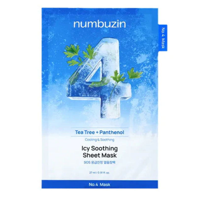 No.4 SOS Icy Soothing Sheet Mask 27ml Renewed