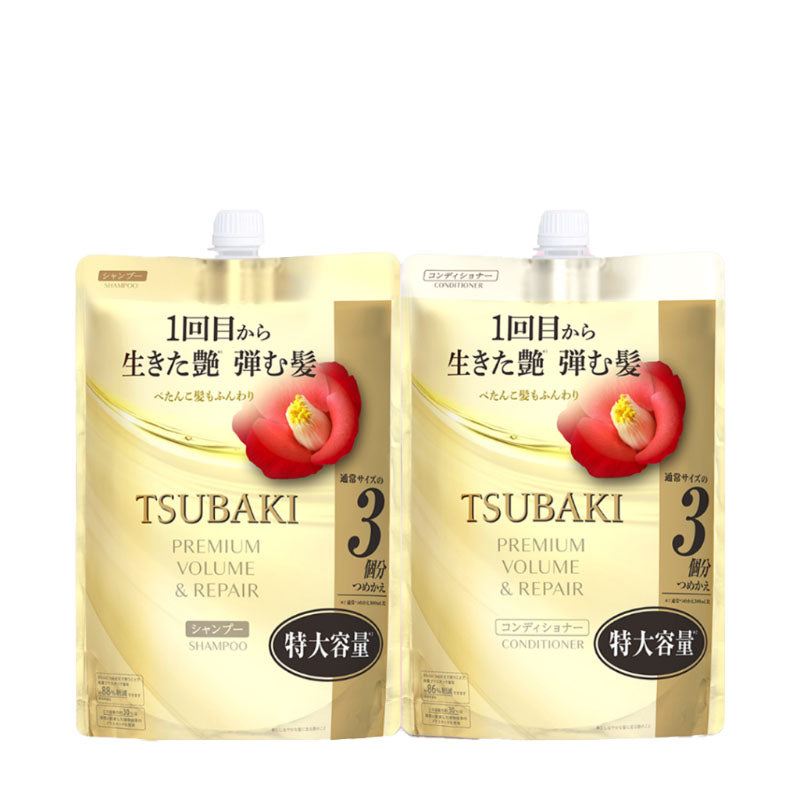 Tsubaki Volume & Repair Shampoo Or Conditioner Refill 600ml