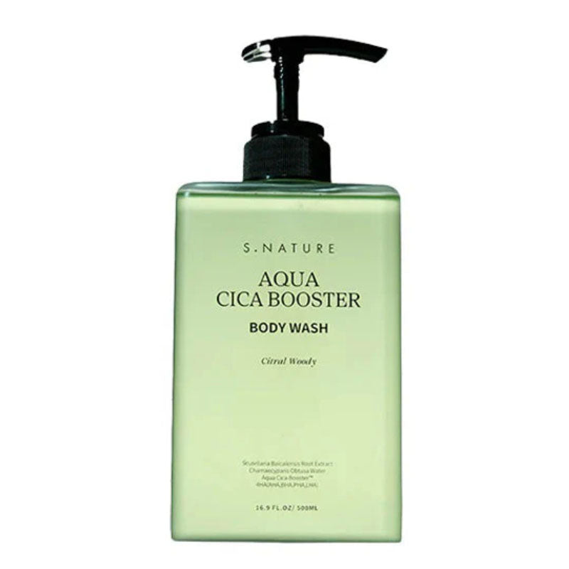 Aqua Cica Booster Body Wash 500ml (Citral Woody)