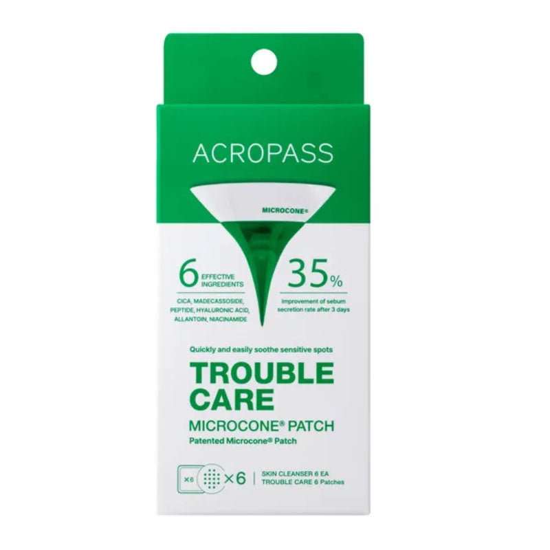 Buy Acropass Trouble Care Microcone Patch (6 Patches) at Lila Beauty - Korean and Japanese Beauty Skincare and Makeup Cosmetics