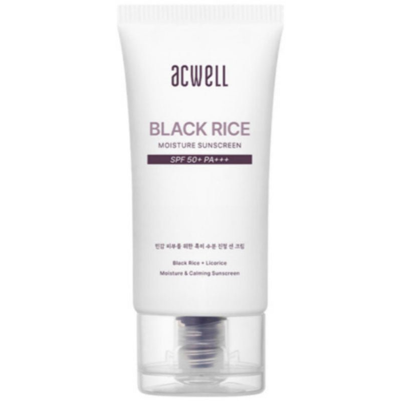 Buy Acwell Black Rice Moisture Sunscreen 50ml at Lila Beauty - Korean and Japanese Beauty Skincare and Makeup Cosmetics