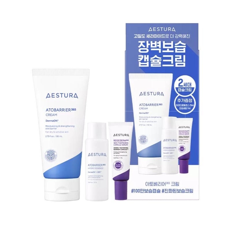 Buy Aestura AtoBarrier 365 Cream Special Set (+ Hydro Essence 25ml + Serum 7ml) at Lila Beauty - Korean and Japanese Beauty Skincare and Makeup Cosmetics