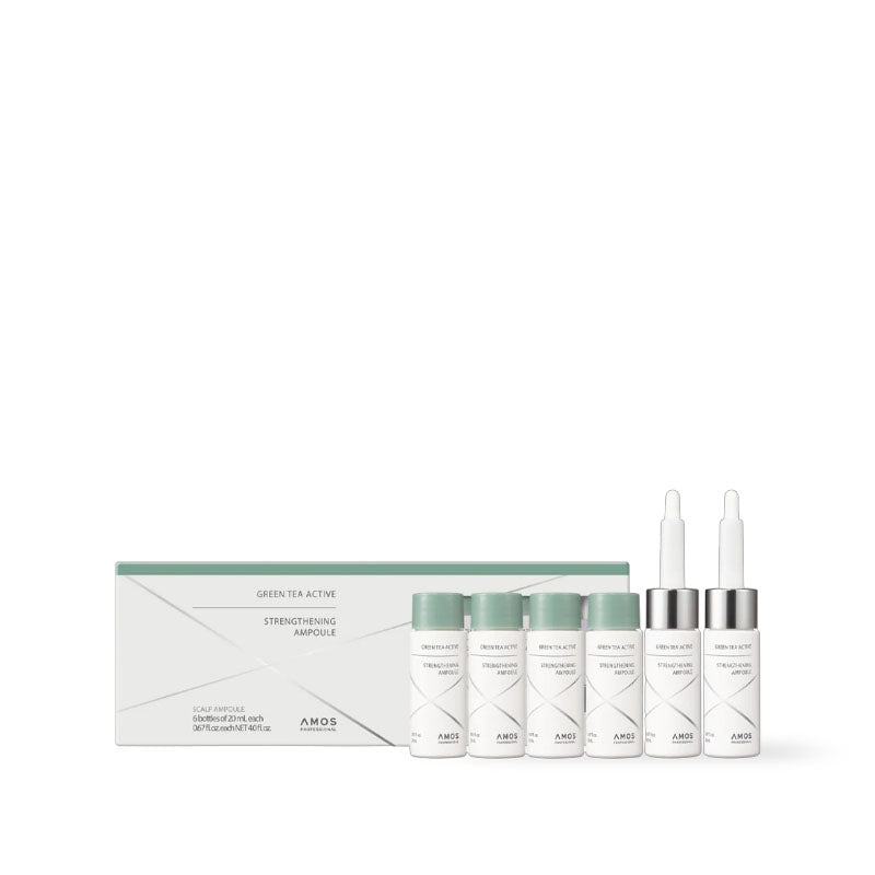 Buy Amos Green Tea Strengthening Ampoule 20ml *6ea at Lila Beauty - Korean and Japanese Beauty Skincare and Makeup Cosmetics