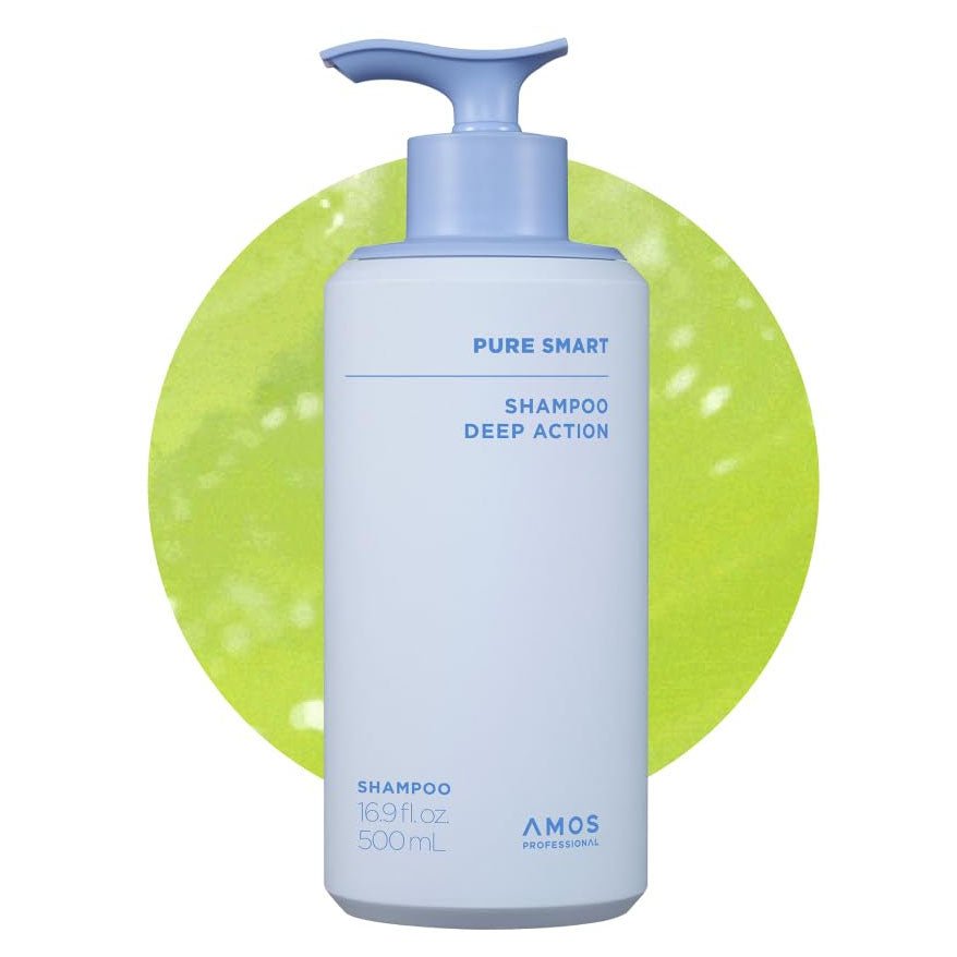 Buy Amos Pure Smart Shampoo Deep Action 500ml (2025 Renewal) at Lila Beauty - Korean and Japanese Beauty Skincare and Makeup Cosmetics