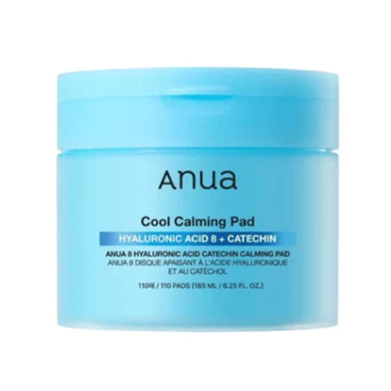 Buy Anua 8 Hyaluronic Acid Catechin Cool Calming Pad (110 Pads) at Lila Beauty - Korean and Japanese Beauty Skincare and Makeup Cosmetics
