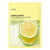 Buy Anua Green Lemon Vita C Blemish Serum Mask 25ml at Lila Beauty - Korean and Japanese Beauty Skincare and Makeup Cosmetics