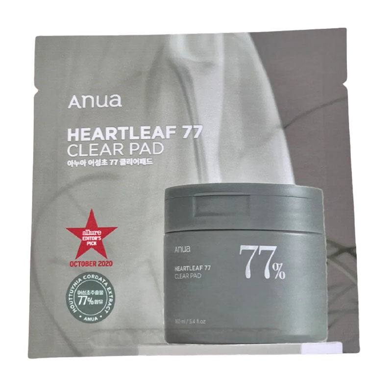 Buy Anua Heartleaf 77 Clear Pad Trial Size 5ml (2pcs) at Lila Beauty - Korean and Japanese Beauty Skincare and Makeup Cosmetics
