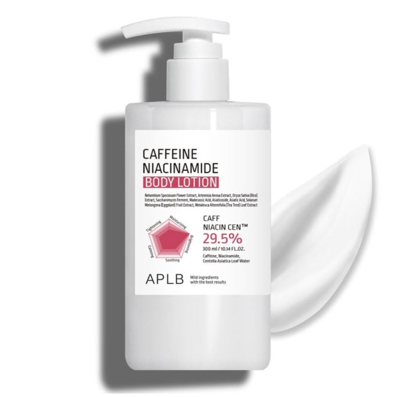 Buy APLB Caffeine Niacinamide Body Lotion 300ml at Lila Beauty - Korean and Japanese Beauty Skincare and Makeup Cosmetics