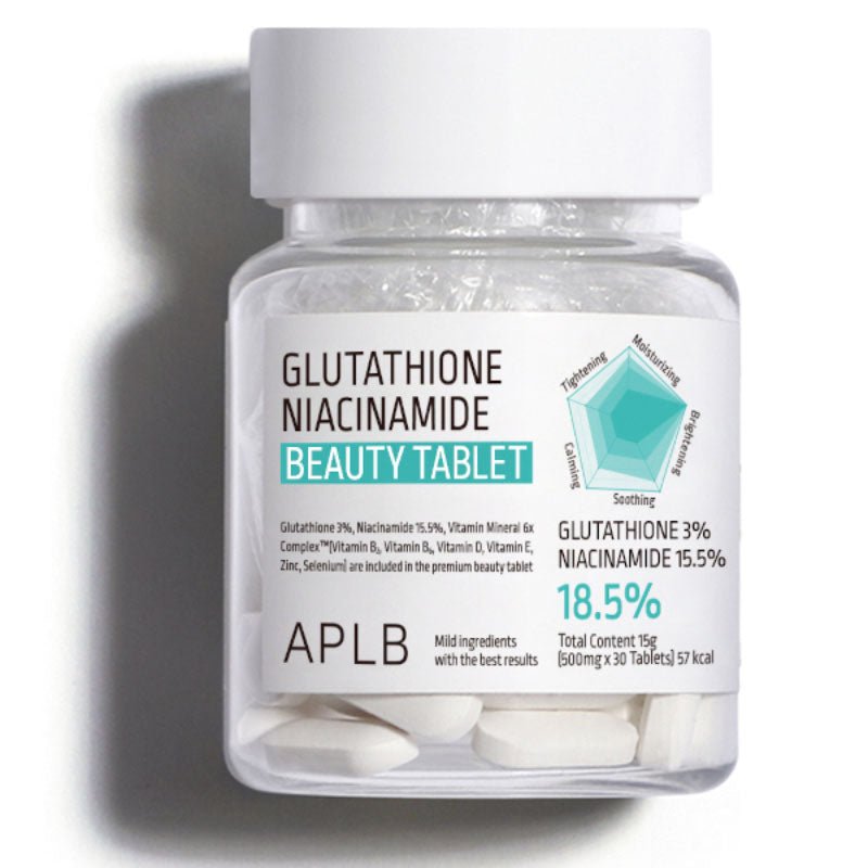Buy APLB Glutathione Niacinamide Beauty Tablet (30pcs) at Lila Beauty - Korean and Japanese Beauty Skincare and Makeup Cosmetics