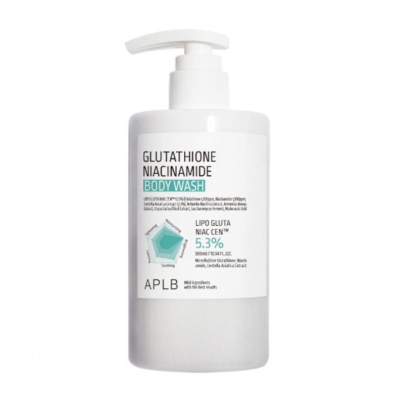 Buy APLB Glutathione Niacinamide Body Wash 300ml at Lila Beauty - Korean and Japanese Beauty Skincare and Makeup Cosmetics