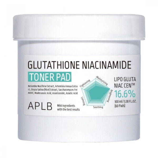 Buy APLB Glutathione Niacinamide Toner Pad (60pcs) at Lila Beauty - Korean and Japanese Beauty Skincare and Makeup Cosmetics