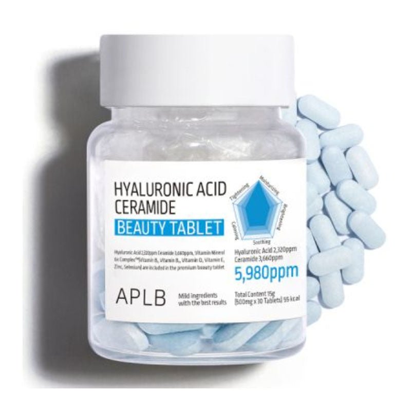 Buy APLB Hyaluronic Acid Ceramide Beauty Tablet (30pcs) at Lila Beauty - Korean and Japanese Beauty Skincare and Makeup Cosmetics