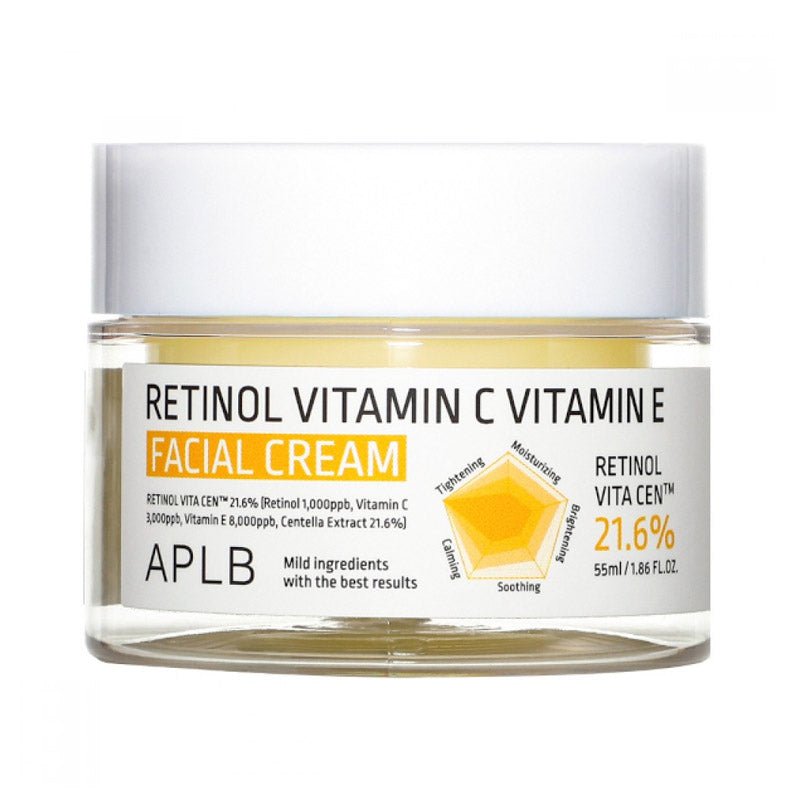Buy APLB Retinol Vitamin C Vitamin E Facial Cream 55ml at Lila Beauty - Korean and Japanese Beauty Skincare and Makeup Cosmetics