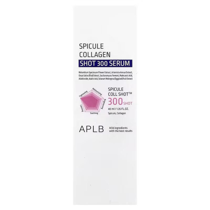 Buy APLB Spicule Collagen Shot 300 Serum 40ml at Lila Beauty - Korean and Japanese Beauty Skincare and Makeup Cosmetics