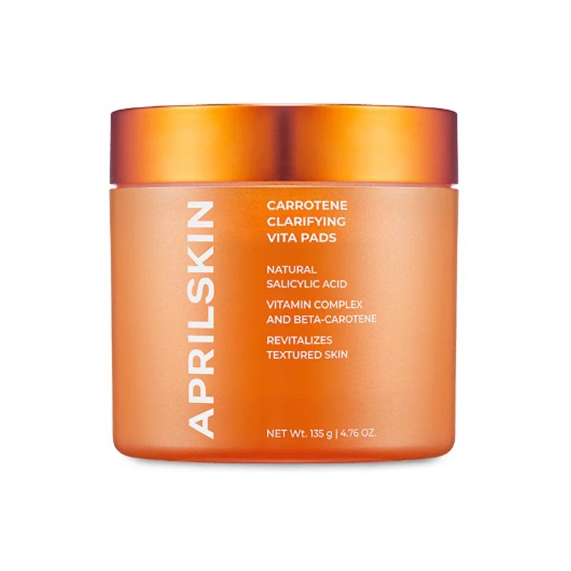 Buy April Skin Carrotene Clarifying Vita Pads (60 Pads) at Lila Beauty - Korean and Japanese Beauty Skincare and Makeup Cosmetics