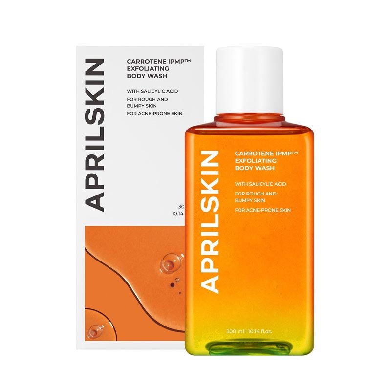 Buy April Skin Carrotene IPMP Exfoliating Body Wash 300ml at Lila Beauty - Korean and Japanese Beauty Skincare and Makeup Cosmetics