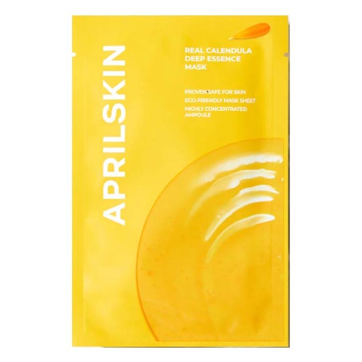 Buy April Skin Real Calendula Deep Essence Mask 20g at Lila Beauty - Korean and Japanese Beauty Skincare and Makeup Cosmetics