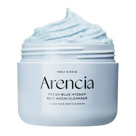 Buy Arencia Fresh Blue Hyssop Rice Mochi Cleanser 120g at Lila Beauty - Korean and Japanese Beauty Skincare and Makeup Cosmetics