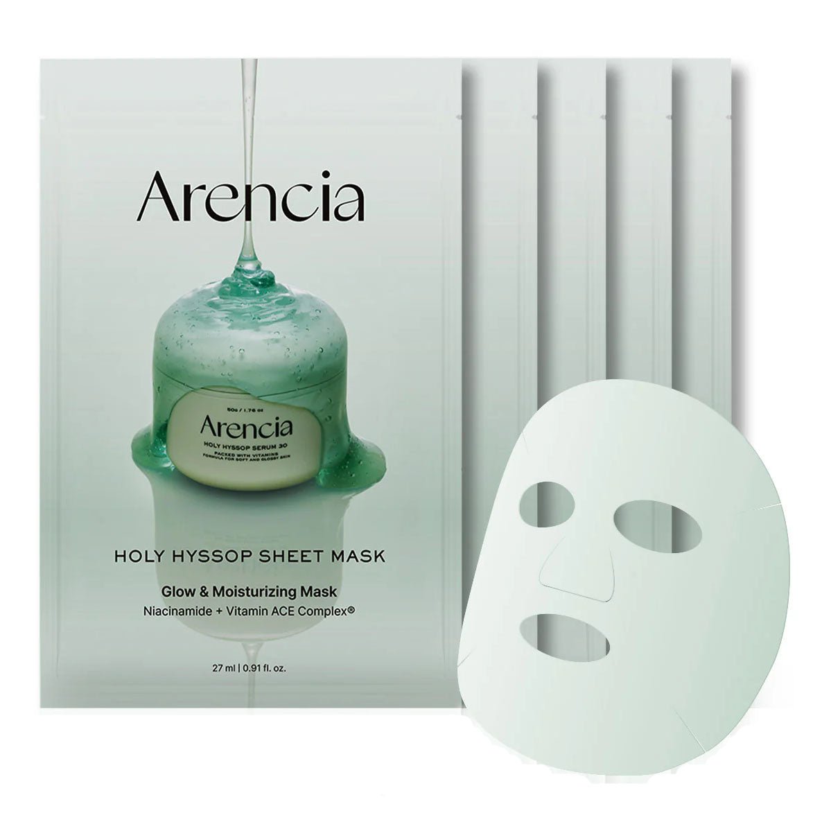 Buy Arencia 🎁 Holy Hyssop Sheet Mask 27ml (100% off) at Lila Beauty - Korean and Japanese Beauty Skincare and Makeup Cosmetics