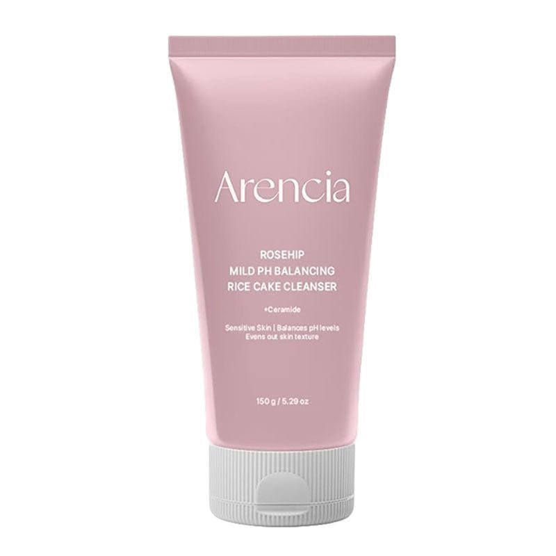 Buy Arencia Rosehip Mild PH Balancing Rice Cake Cleanser 150g at Lila Beauty - Korean and Japanese Beauty Skincare and Makeup Cosmetics