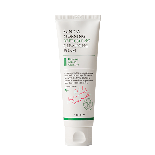 Buy AXIS - Y Sunday Morning Refreshing Cleansing Foam 120ml at Lila Beauty - Korean and Japanese Beauty Skincare and Makeup Cosmetics
