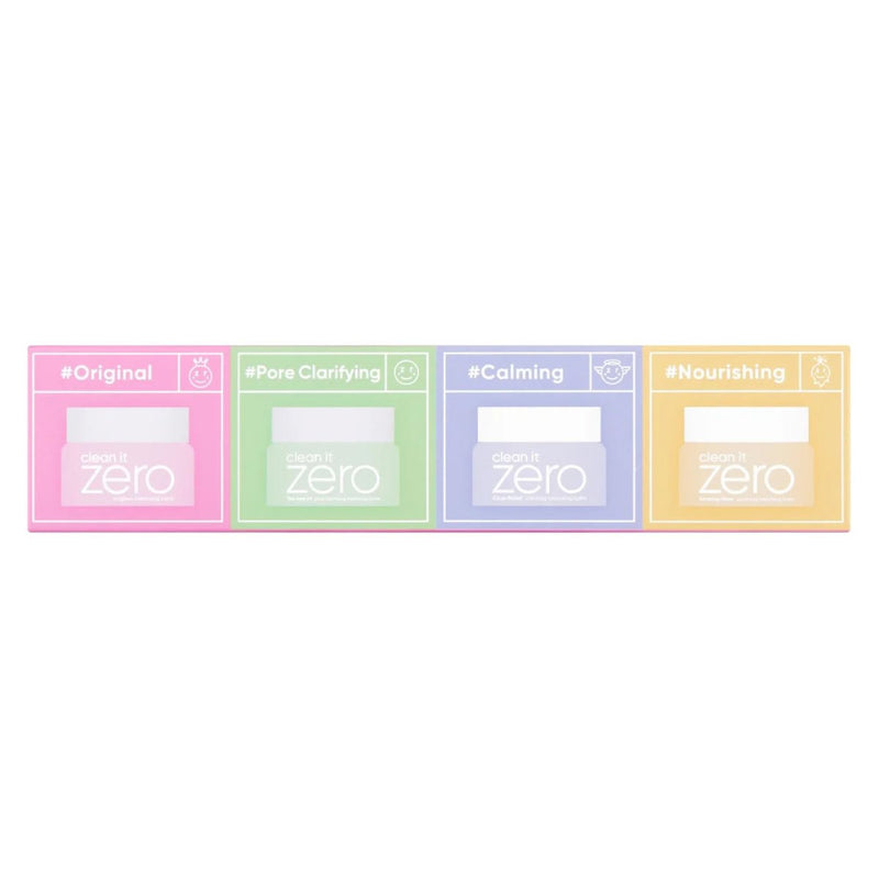 Buy Banila Co Clean It Zero Cleansing Balm Mini 4 Types (7ml * 4ea) at Lila Beauty - Korean and Japanese Beauty Skincare and Makeup Cosmetics
