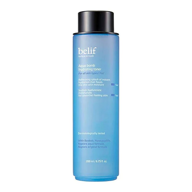 Buy Belif Aqua Bomb Hydrating Toner 200ml at Lila Beauty - Korean and Japanese Beauty Skincare and Makeup Cosmetics