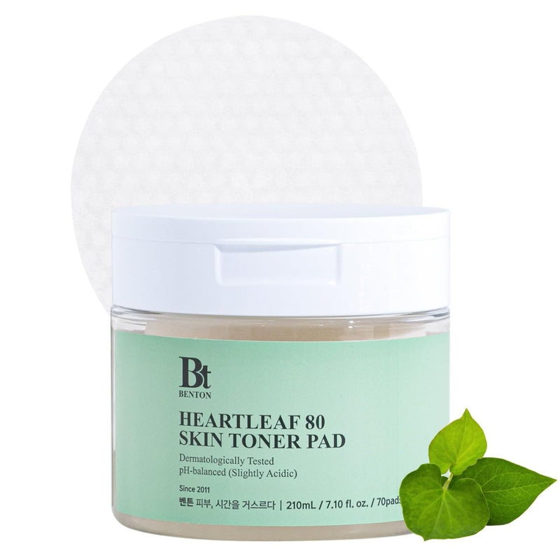 Buy Benton Heartleaf 80 Skin Toner Pad (70 Pads) at Lila Beauty - Korean and Japanese Beauty Skincare and Makeup Cosmetics