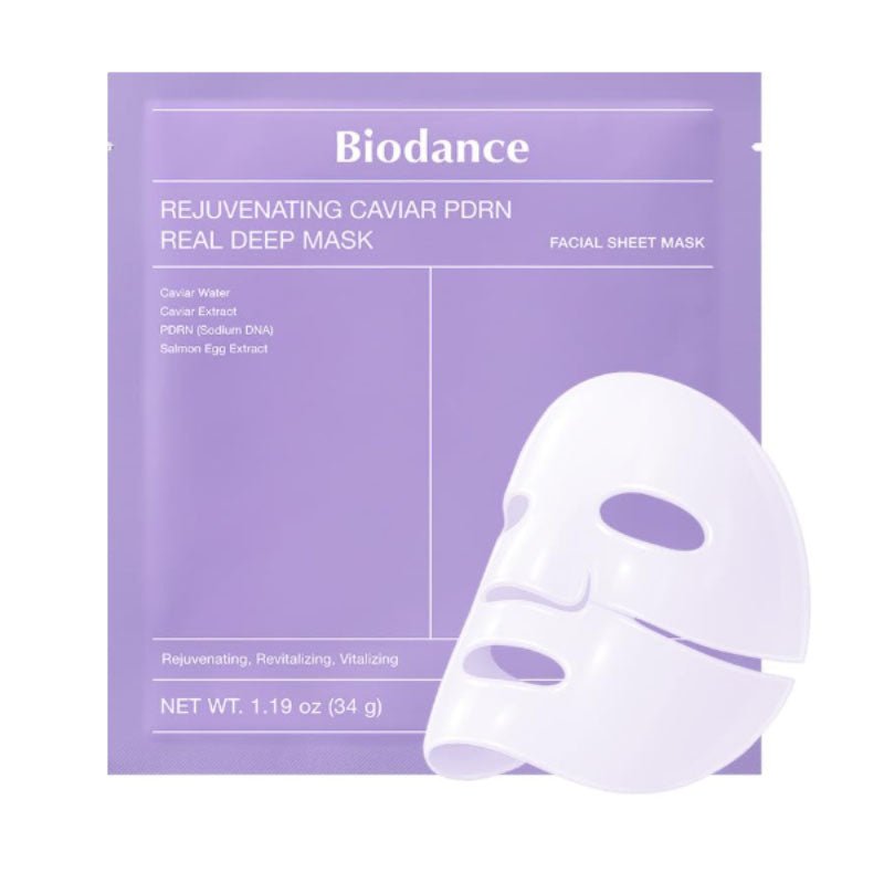 Buy Biodance Rejuvenating Caviar PDRN Real Deep Mask 34g at Lila Beauty - Korean and Japanese Beauty Skincare and Makeup Cosmetics